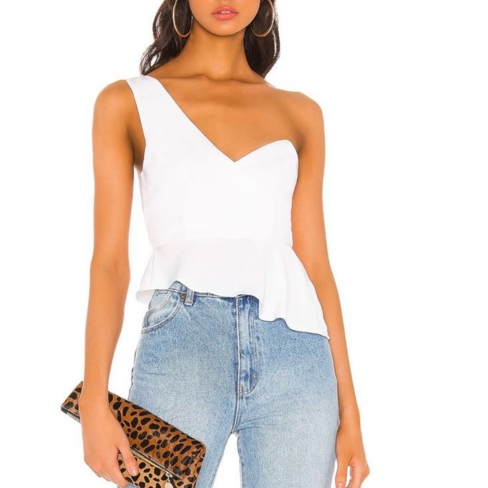 superdown Karlie one shoulder top